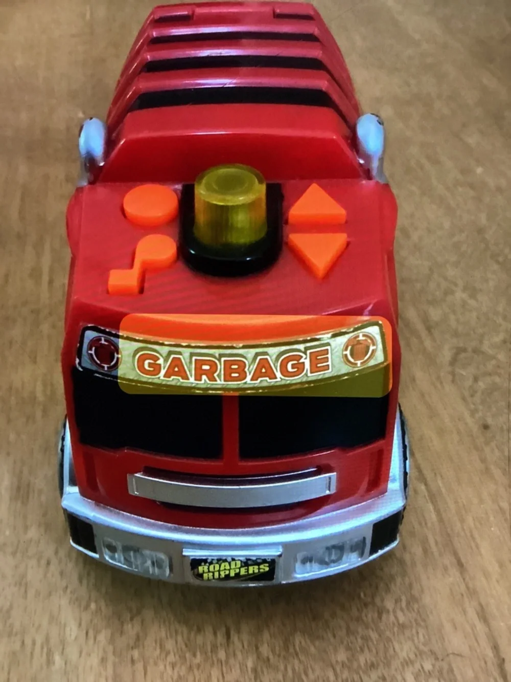 2012 toy state road ripper Garbage truck mini lights sounds moves back/forward
